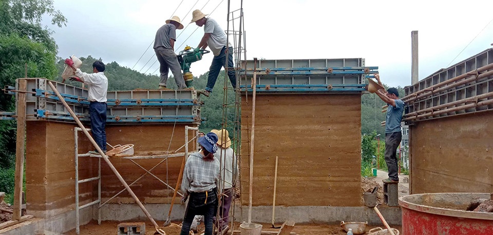 住宅设计,农村住宅设计,乡村住宅设计,农村住宅改造,农民房改造,乡村公寓设计,云南,乡村集合住宅,拾号建筑