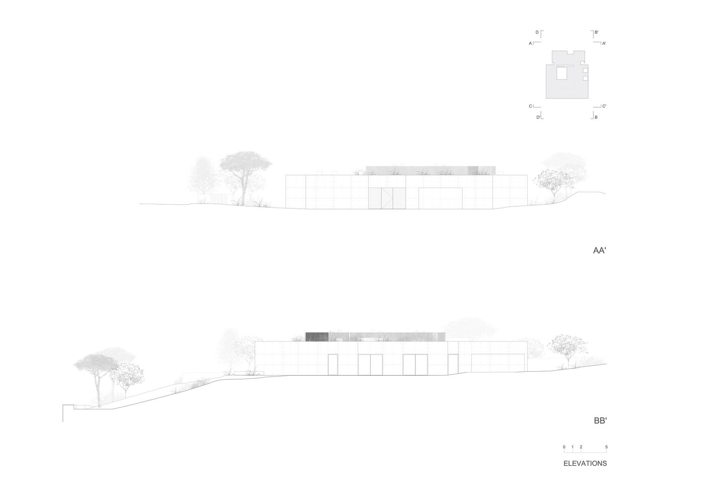 住宅设计,别墅设计案例,Mário Martins Atelier,葡萄牙,极简主义,国外住宅设计案例,416㎡,清水混凝土,海景别墅,拉各斯