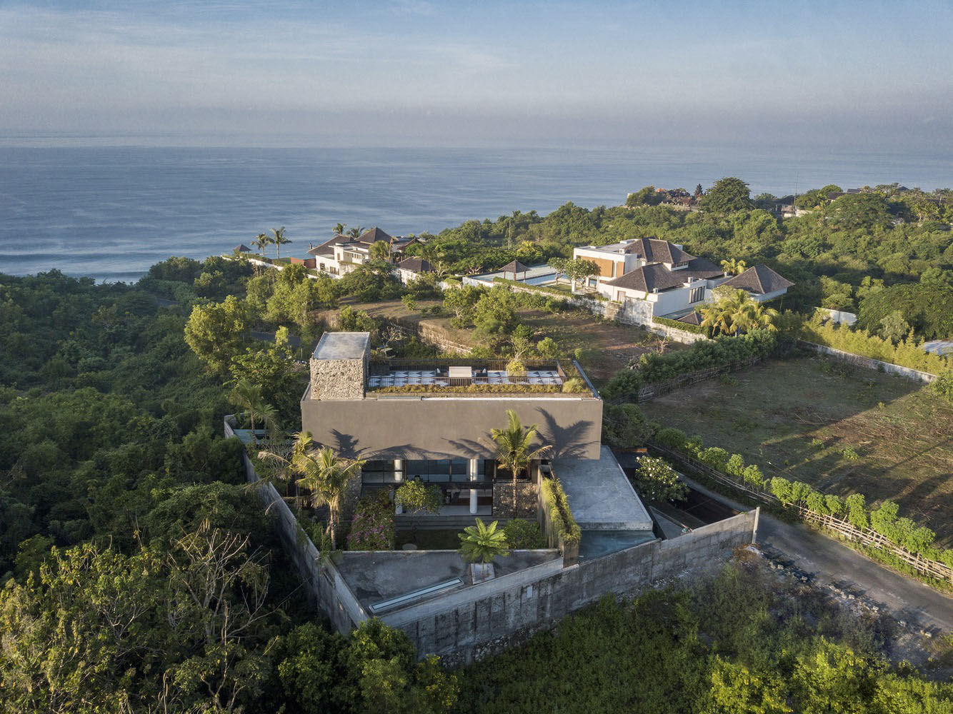 Arkana Architects,别墅设计,别墅设计案例,海景别墅设计方案,印度尼西亚,海景别墅,南库塔,开放式布局