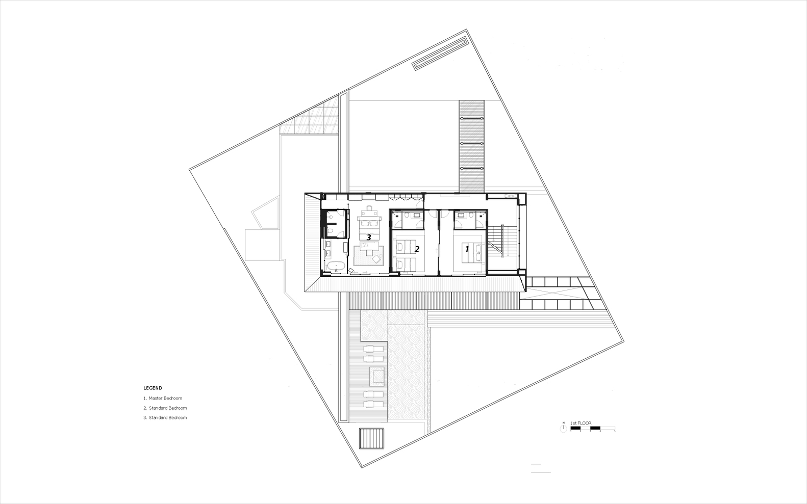 Arkana Architects,别墅设计,别墅设计案例,海景别墅设计方案,印度尼西亚,海景别墅,南库塔,开放式布局