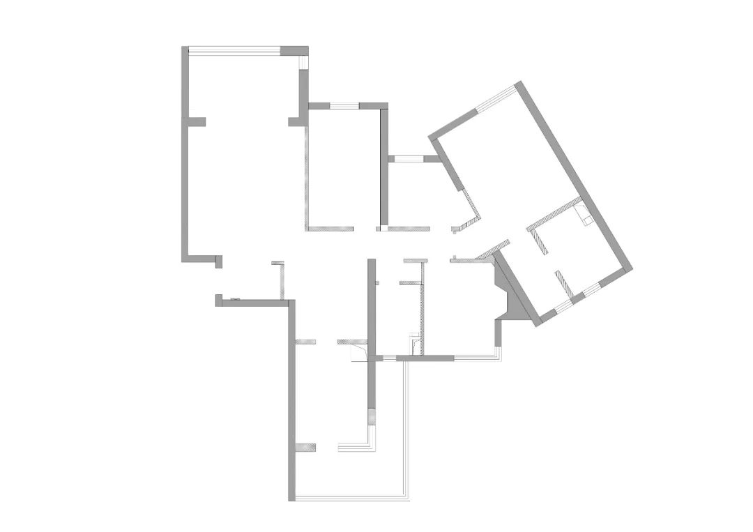 180㎡大平层设计,180㎡,住宅设计案例,住宅设计,法式风格家装设计,大平层设计,大平层设计案例,大平层设计方案,上海,仁恒河滨花园大平层,示觉设计