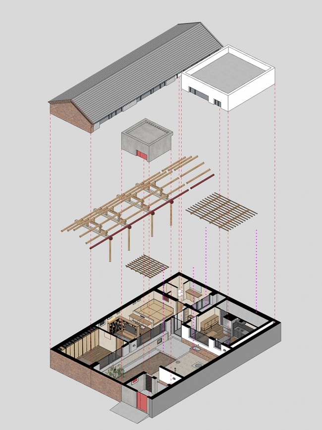 210㎡住宅设计,210㎡,老房改造,旧宅翻新,住宅设计,住宅设计案例,庭院住宅设计,院子改造,北京,冬日凡居,鳞见设计工作室