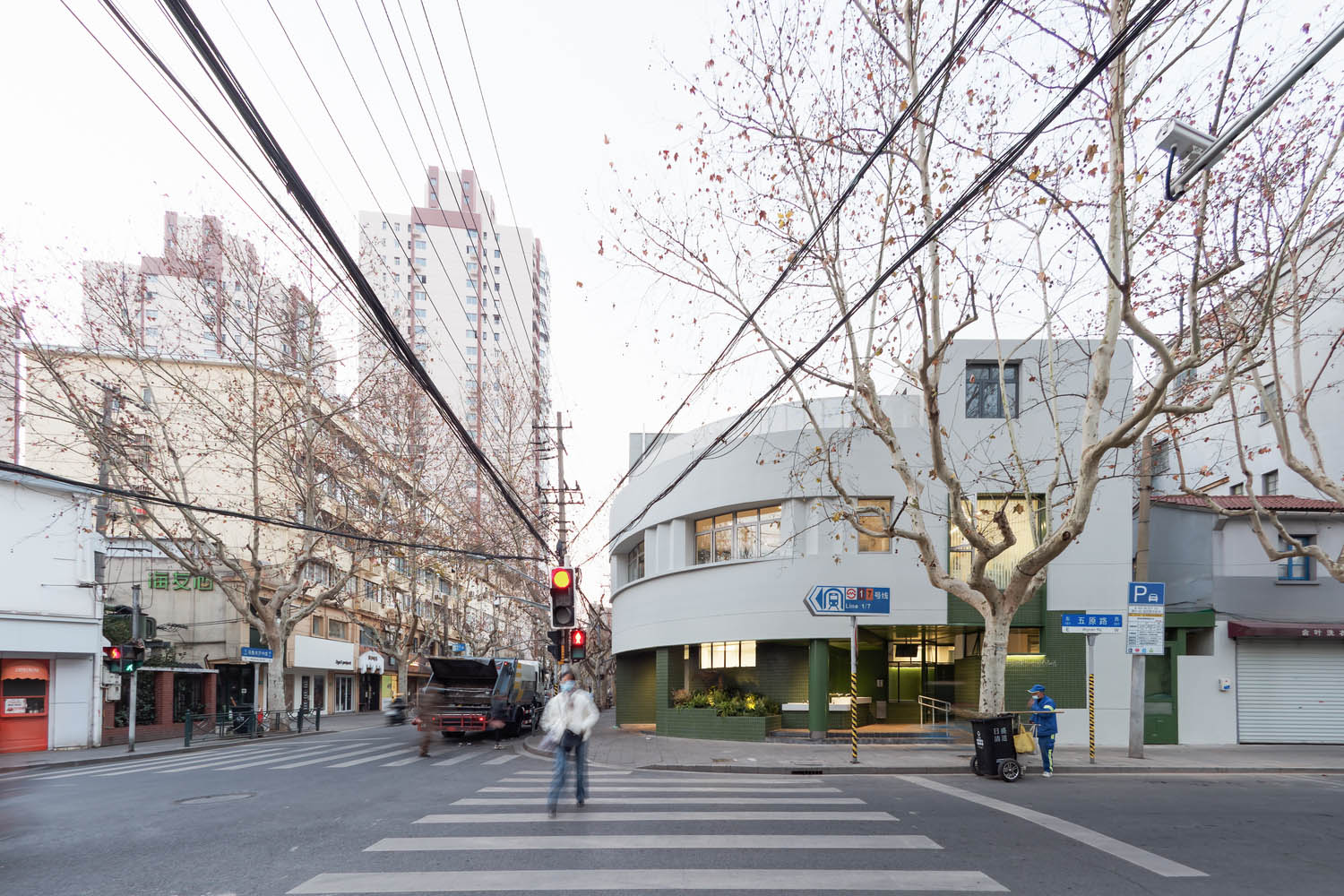 热气建筑,150㎡,上海,街道综合服务站,建筑改造,城市更新,上海旧建筑改造