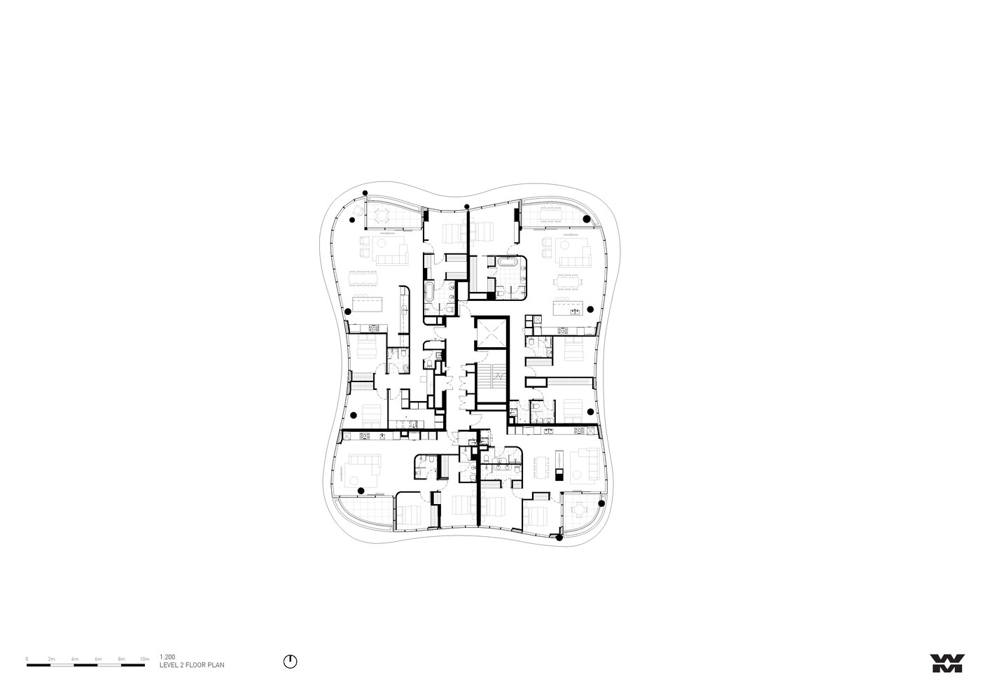 大平层设计,国外公寓设计,公寓设计方案,澳大利亚,Wood Marsh,极简主义,Wood Marsh Architects