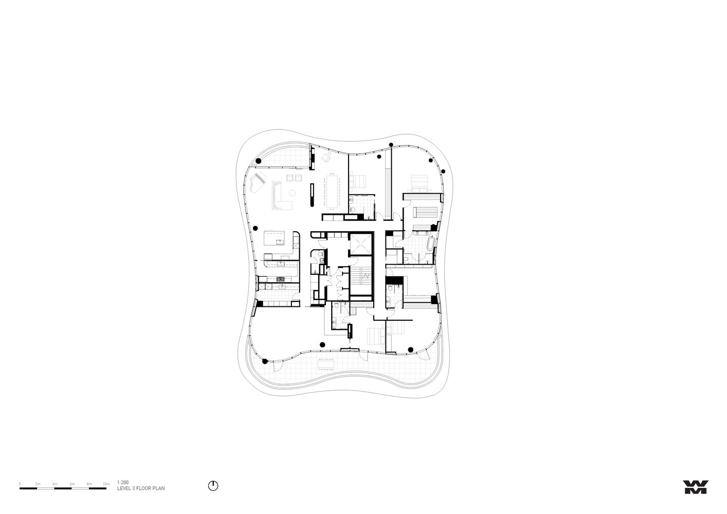 大平层设计,国外公寓设计,公寓设计方案,澳大利亚,Wood Marsh,极简主义,Wood Marsh Architects