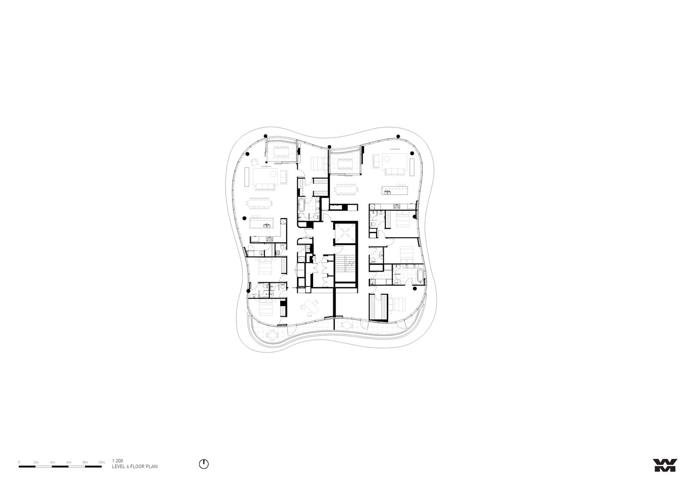 大平层设计,国外公寓设计,公寓设计方案,澳大利亚,Wood Marsh,极简主义,Wood Marsh Architects