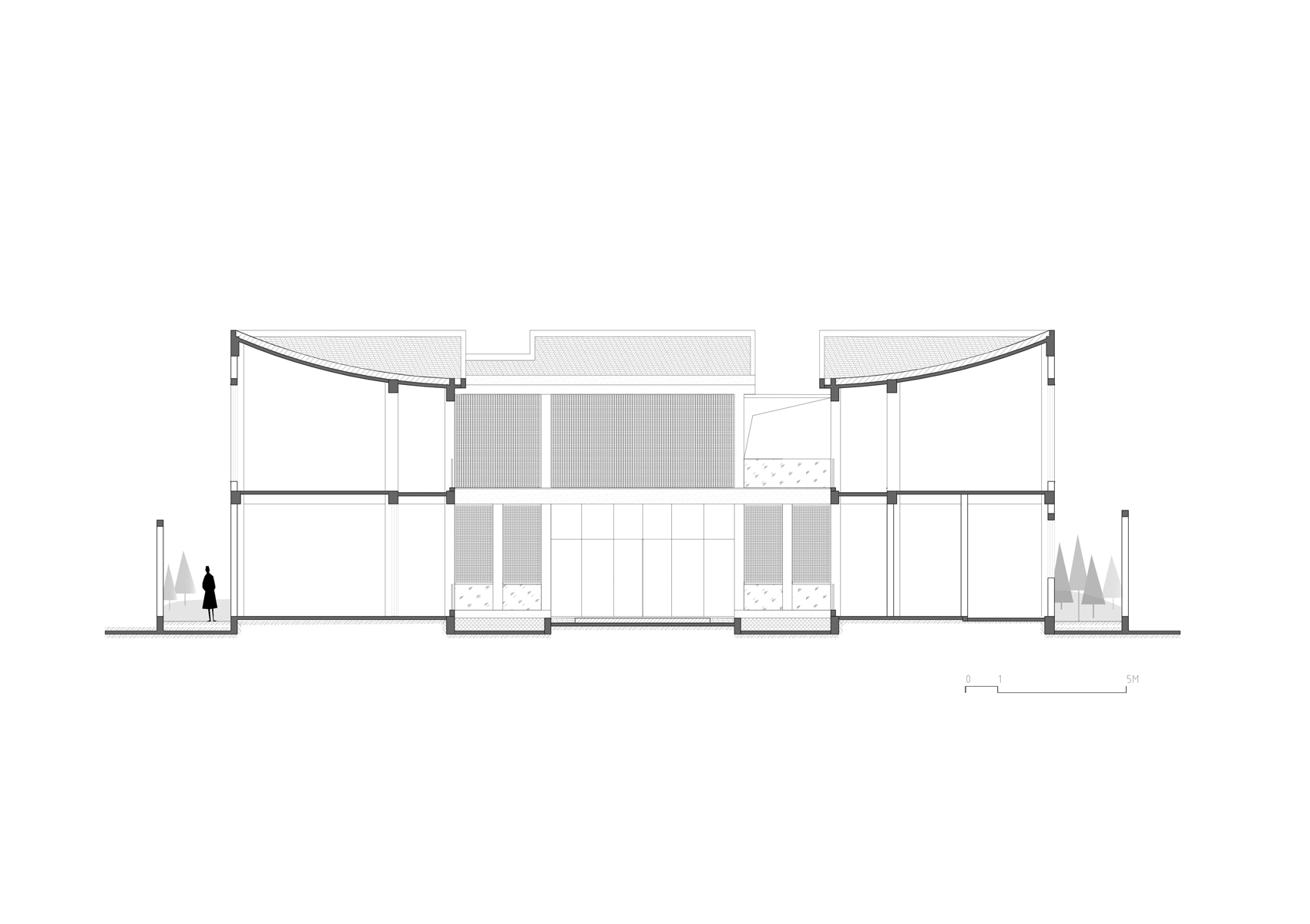 建筑设计,建筑改造,多功能空间,园区建筑改造,云南红河州方院工业园区里的四合院,云南红河州,素造建筑