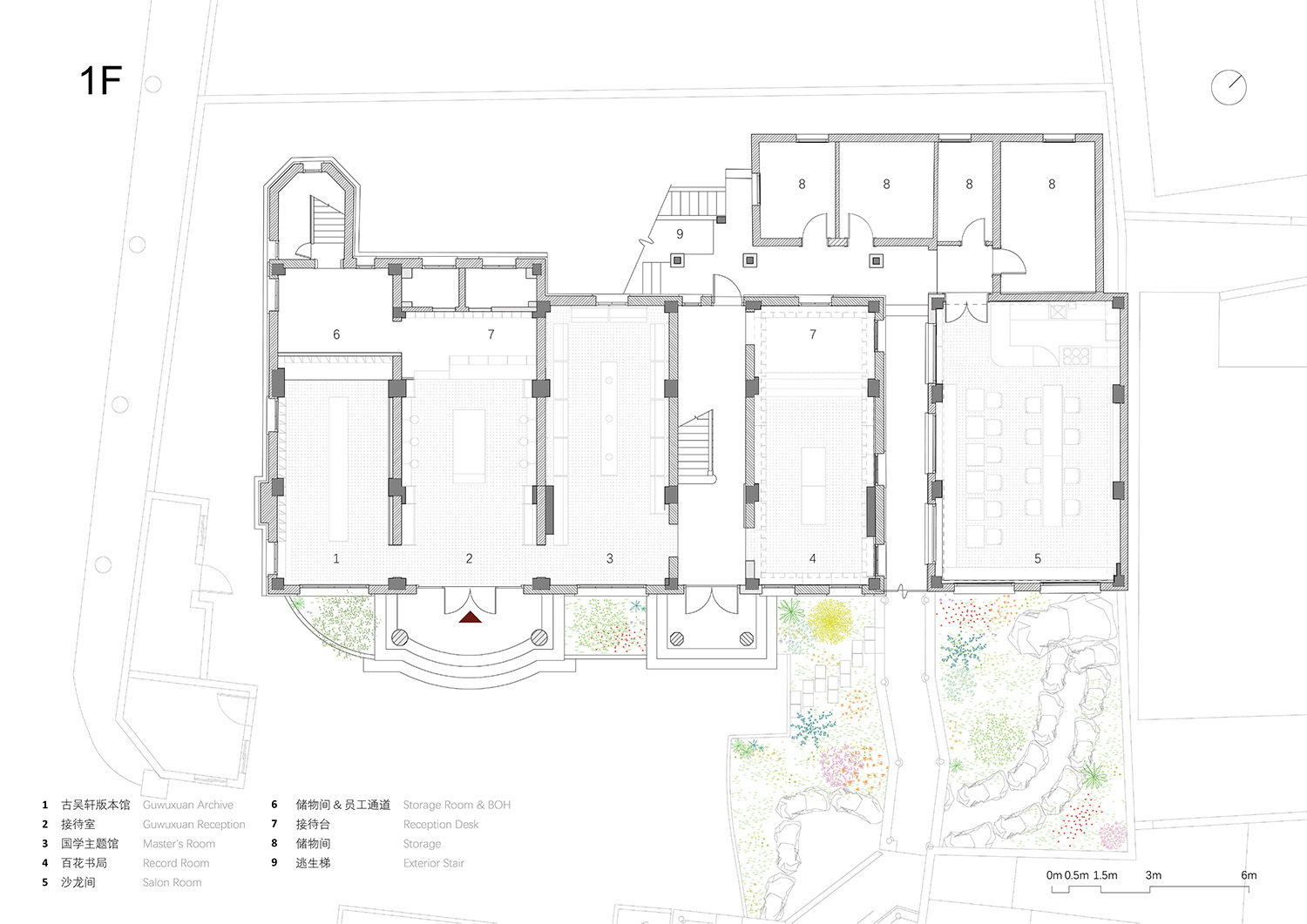 洋房改造,老建筑改造,故居改造,建筑改造,书店设计,书店零售店设计,书店设计案例,书店设计方案,古吴轩书店,故居博物馆,苏州章太炎故居改造,苏州,青天制作所