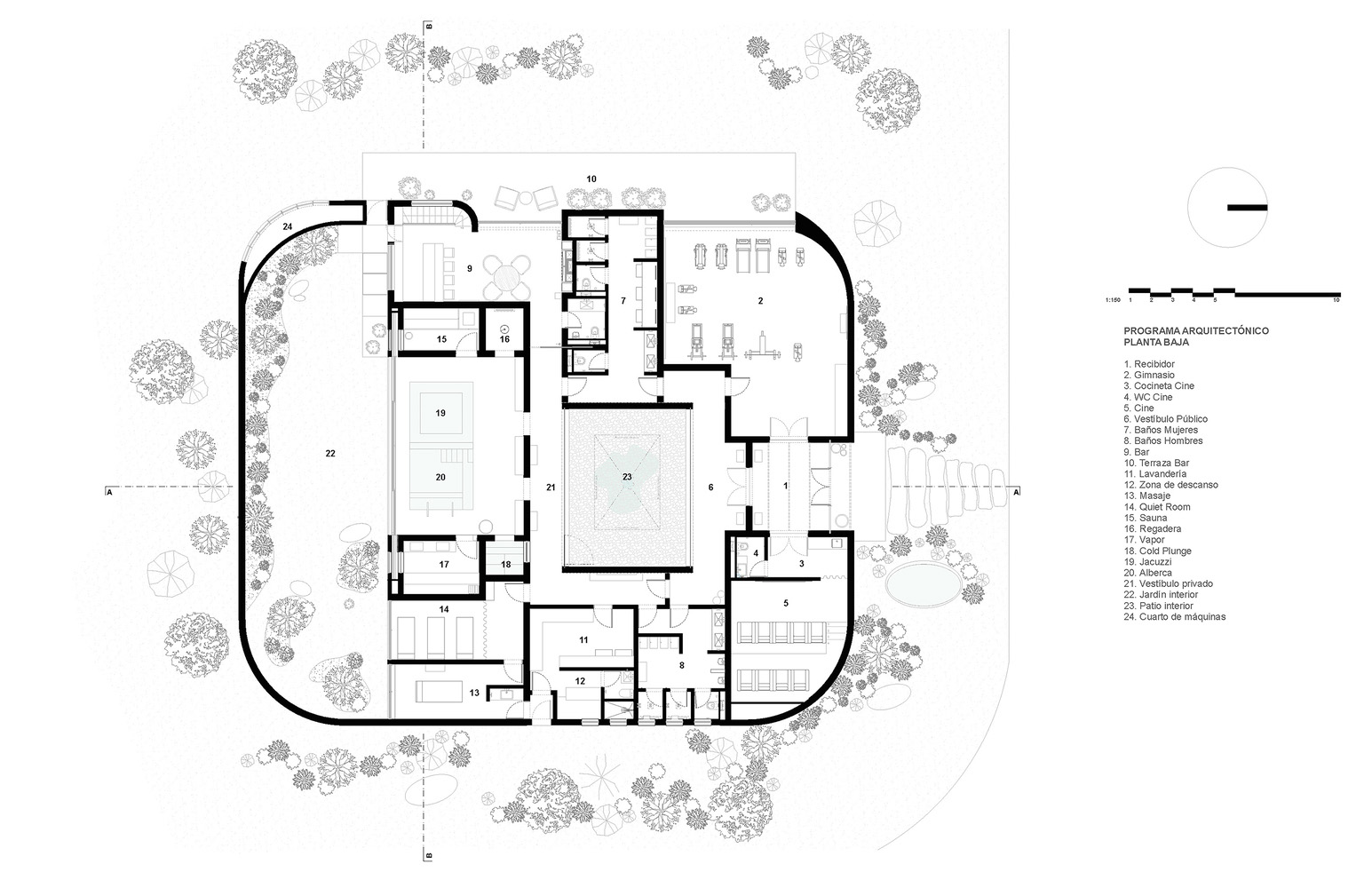 VAN VAN Atelier,墨西哥,极简主义,极简风格,水疗会所,630㎡,SPA,庄园