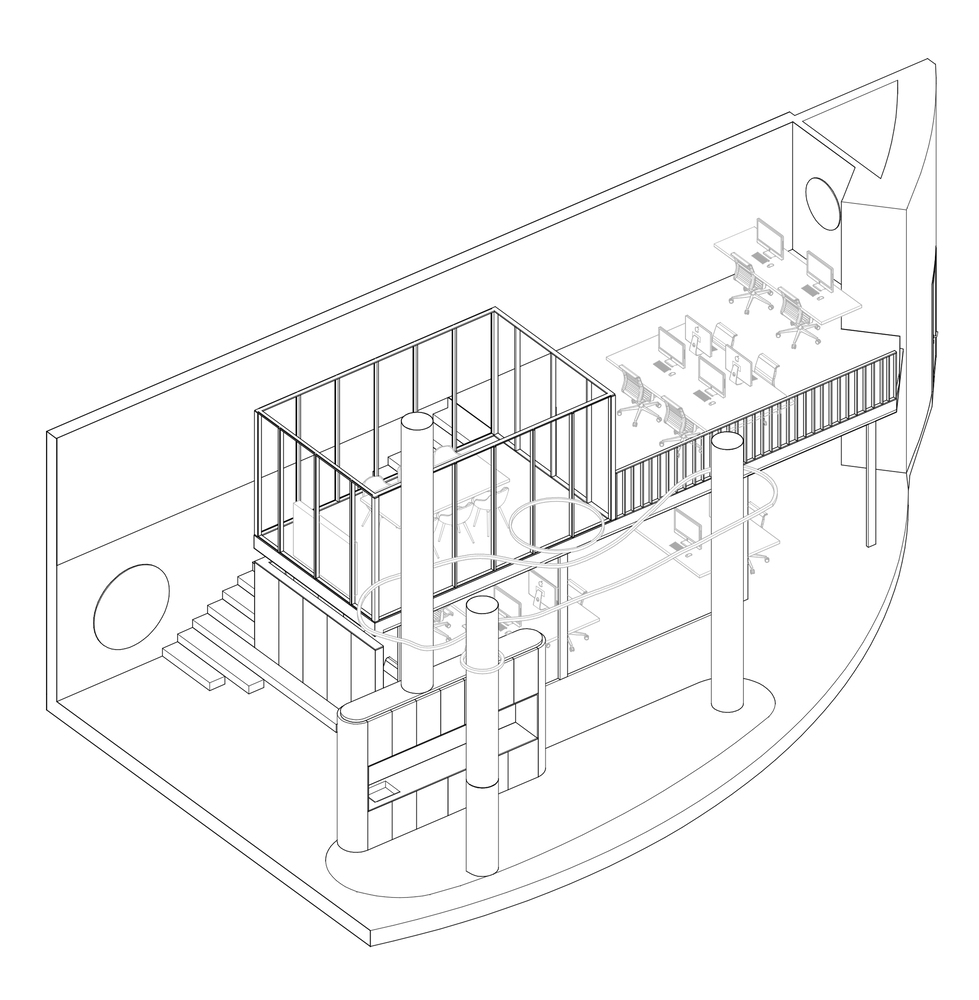 KOTRA architects,游戏公司办公室,办公室设计,阁楼设计,办公室设计案例,白俄罗斯,明斯克,Vizor BG2 Office