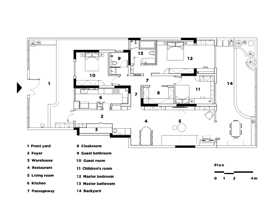 145㎡住宅设计,145㎡,住宅设计案例,住宅设计方案,住宅花园设计,家装设计,现代风格住宅设计,235㎡,河南信阳拥有90㎡花园的住宅,河南信阳,WDS往前空间设计